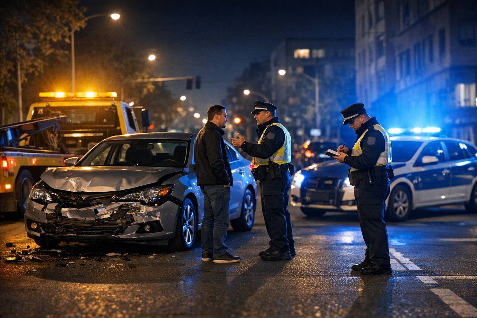 Accidente de tráfico con alcoholemia: qué hacer, cómo reparar el coche y reclamar daños